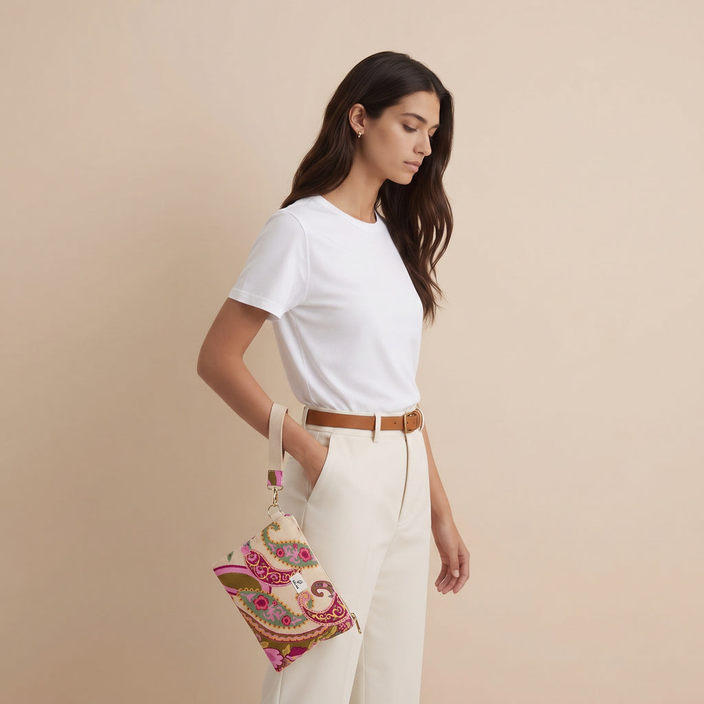 Clutch Bag beige