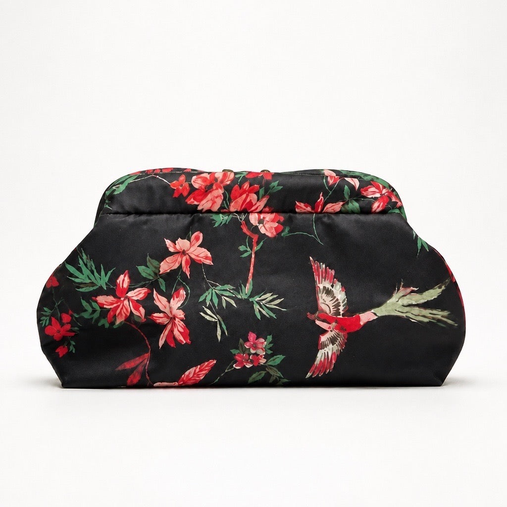 Nara Bag negro flores