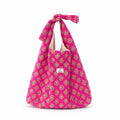 Tote bag  KÄLMA con estampado geométrico y asa anudada